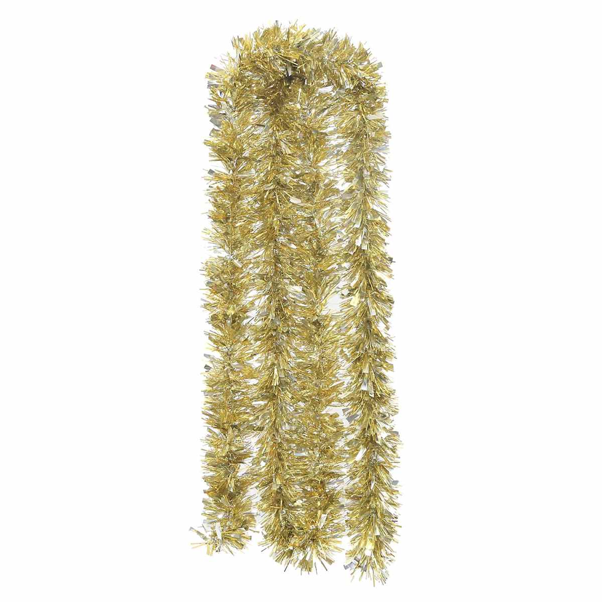 Gold & Silver Tinsel Garland 144" | At Home