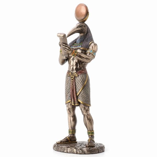Thoth Egyptian God of Knowledge Bronze Figurine | Gothic Gifts