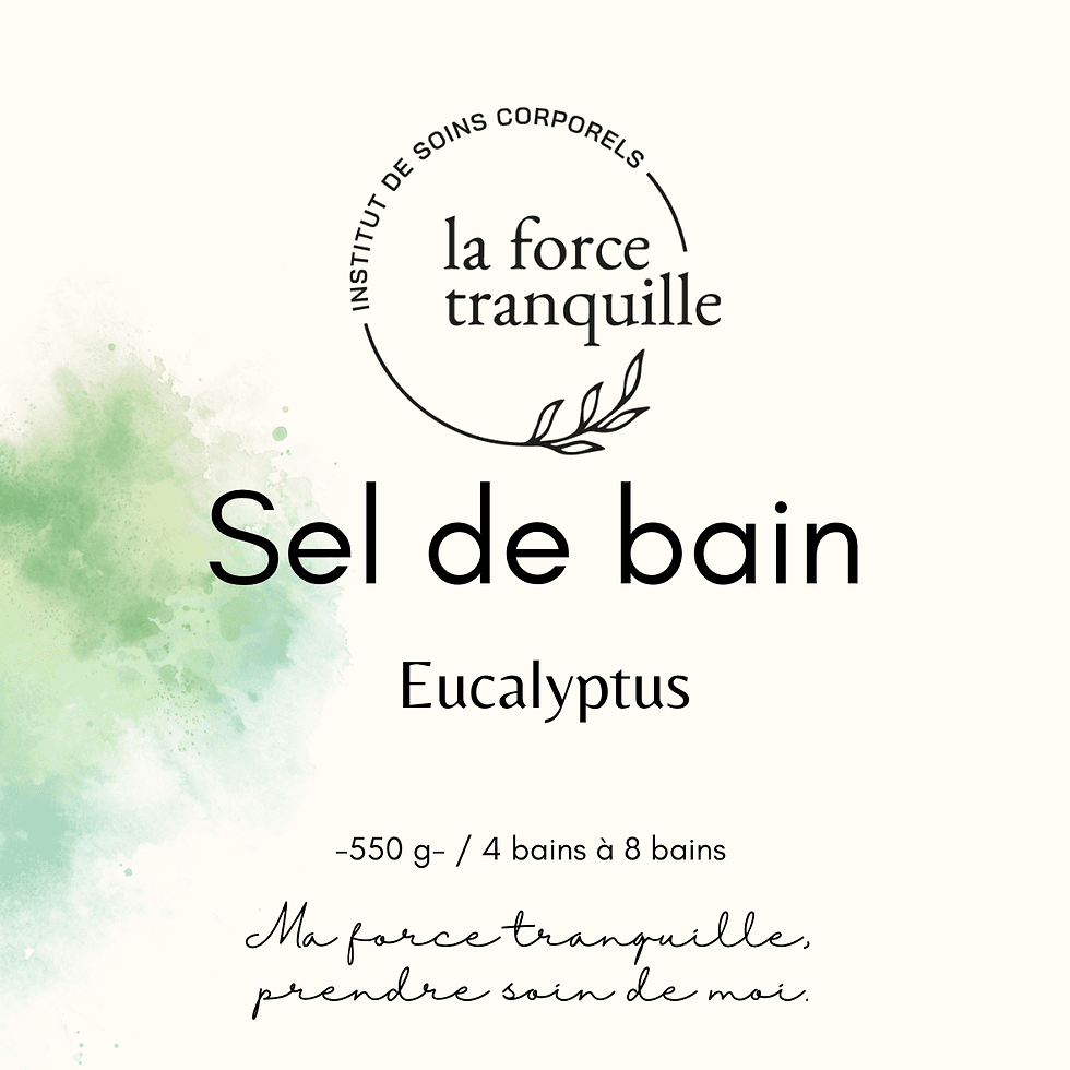 Sel de Bain Eucalyptus | La force tranquille