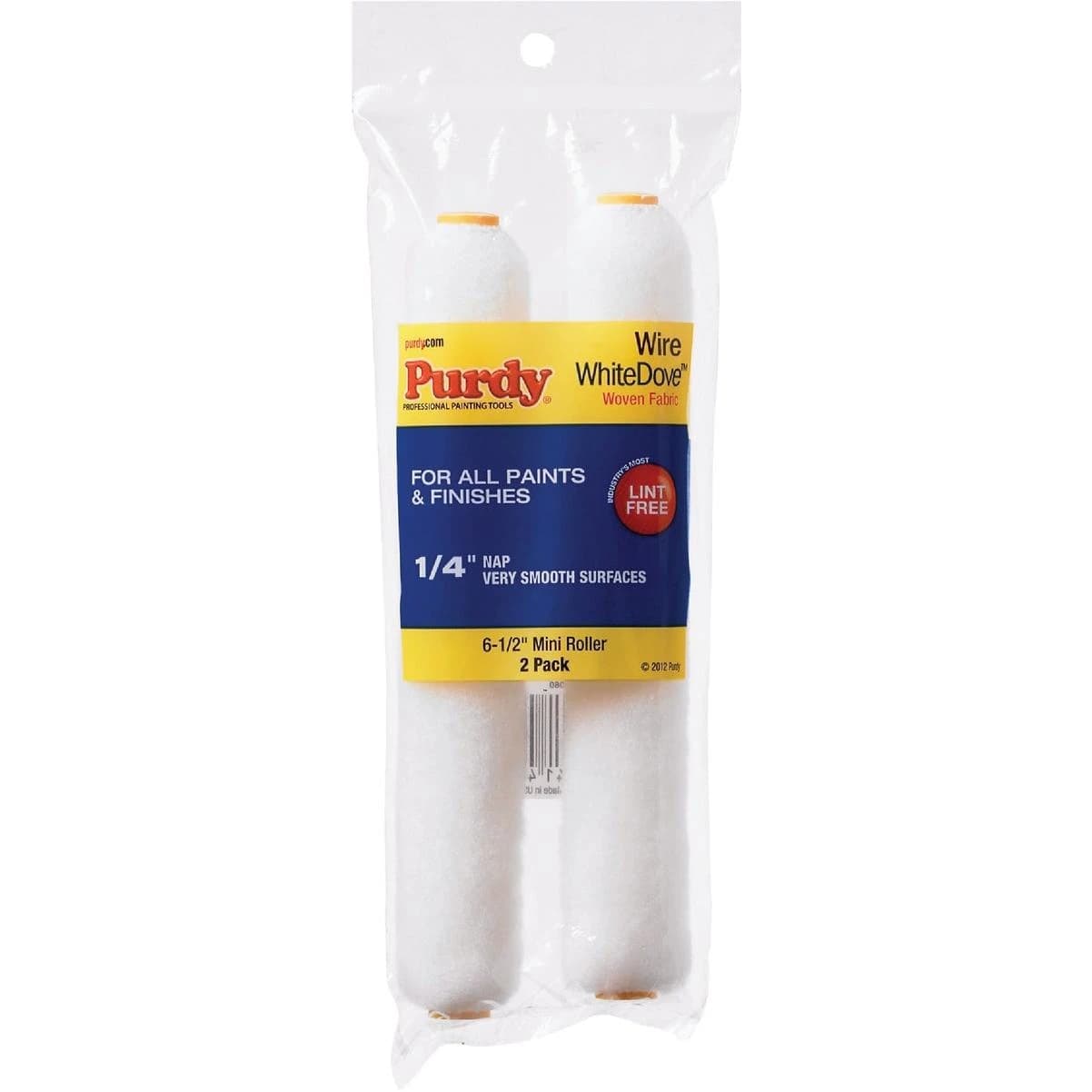 Purdy White Dove 6-1/2" x 1/4" Woven Fabric Roller Cover (2-Pack ...