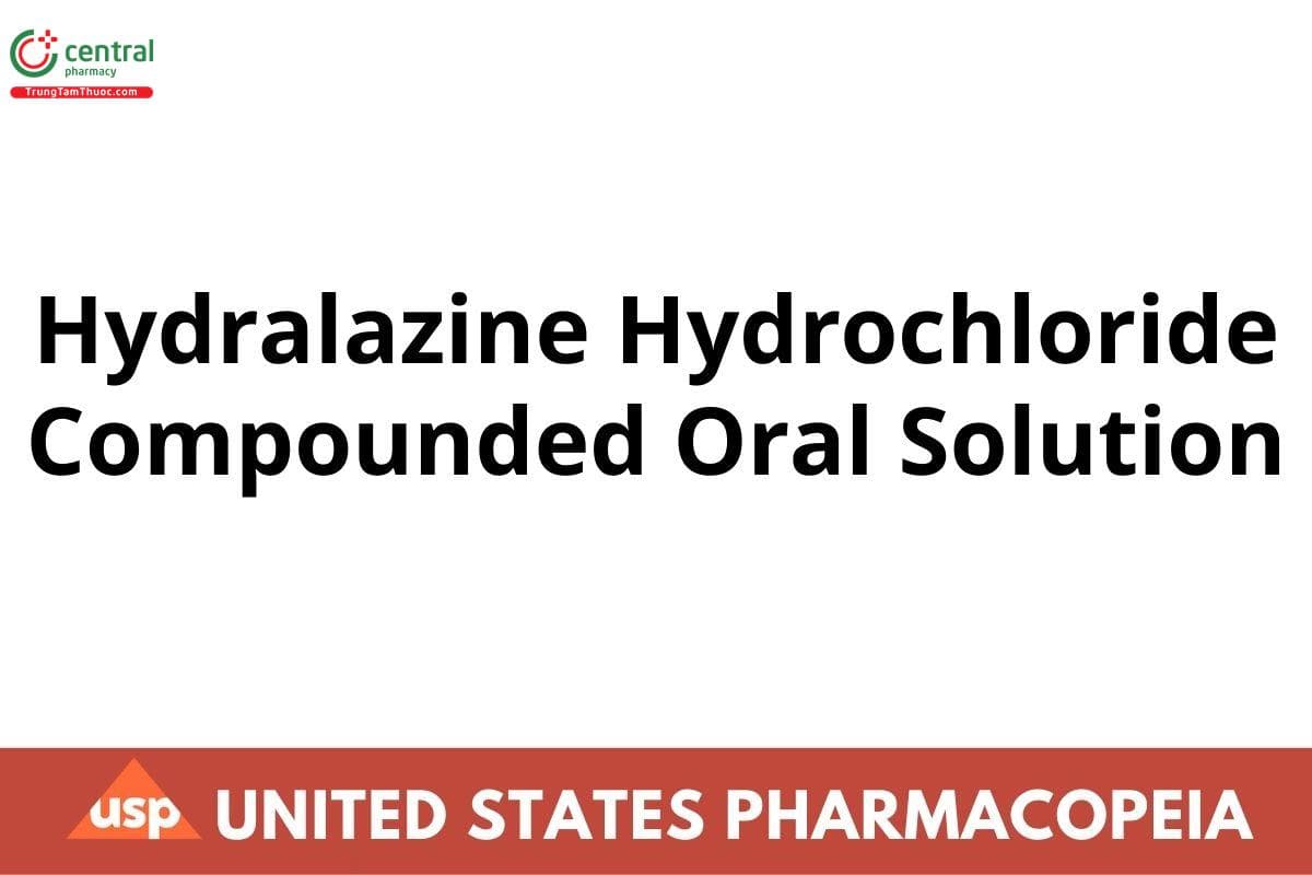 Hydralazine Hydrochloride Compounded Oral Solution - Definition ...