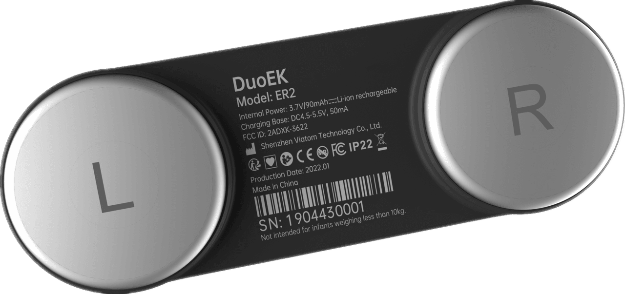 Wellue DuoEK ECG Monitor. Wearable EKG Monitor w/ Free APP PC Software