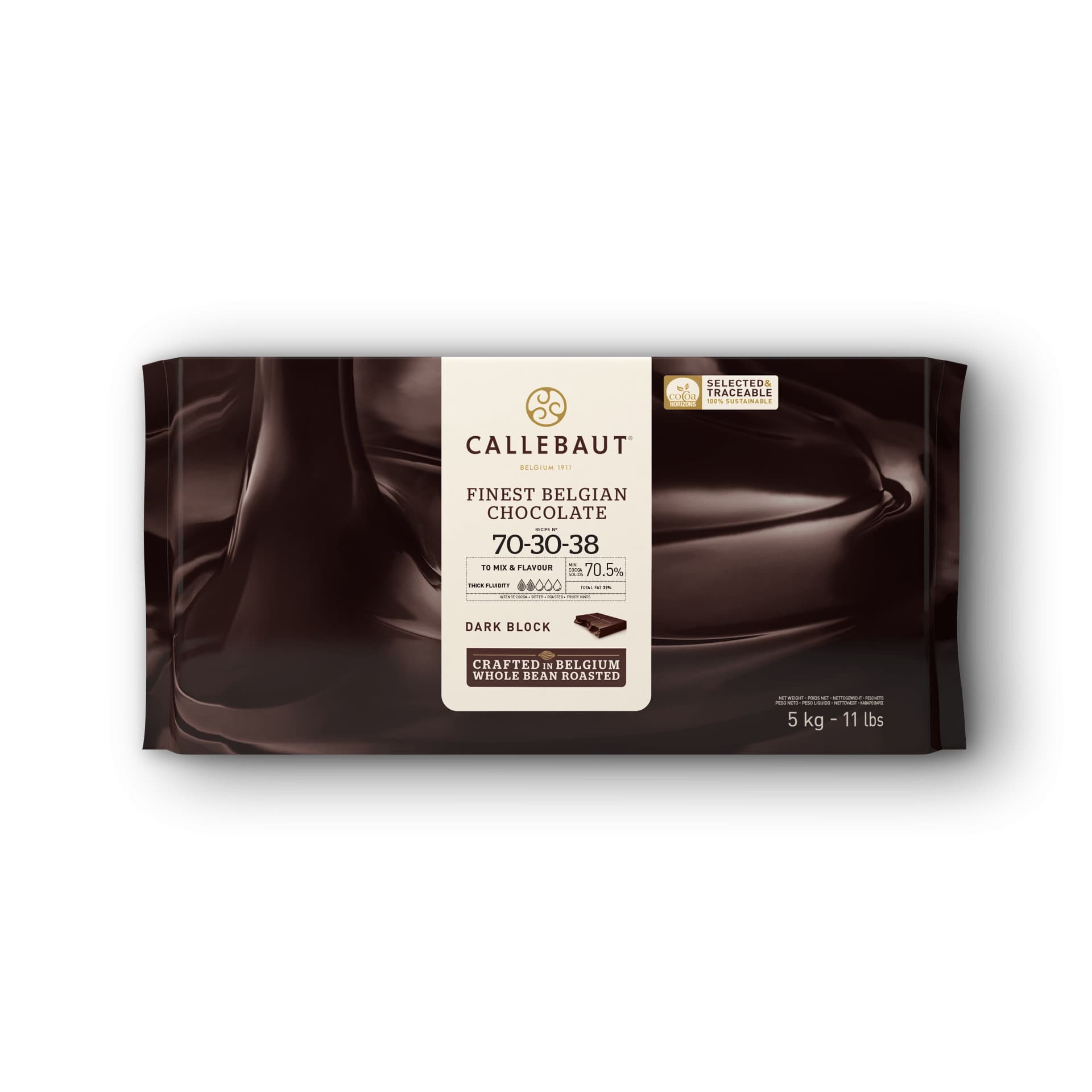 Callebaut 70-30-38 70.5% Dark Couverture Chocolate Block | World Wide ...
