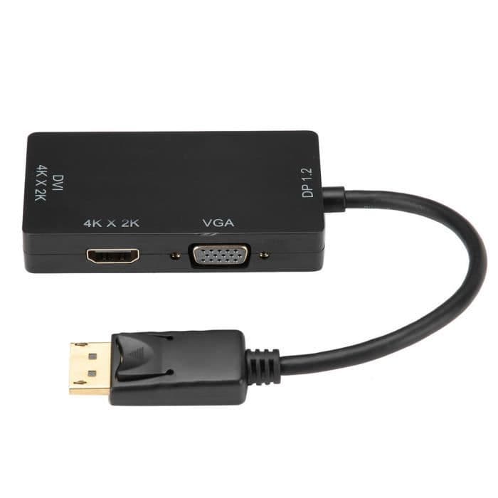 Tbest convertisseur Displayport vers VGA Adaptateur 3-en-1 Displayport ...