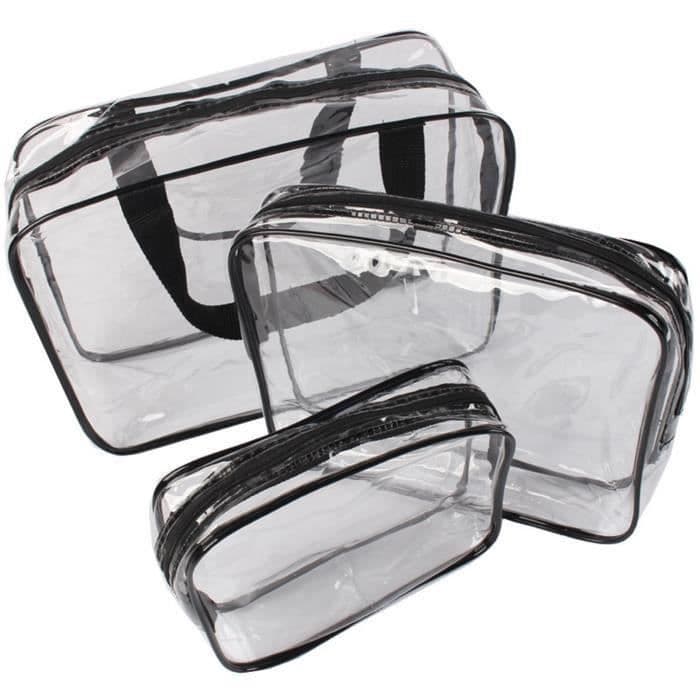 Sac De Voyage En PVC Transparent Étanche Multifonction Sacs Cosmetiques ...