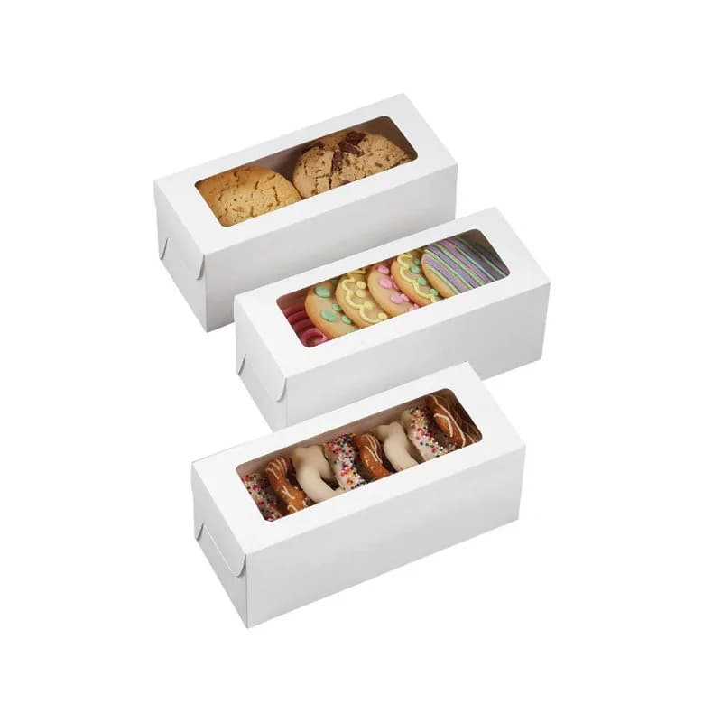 Boîte à biscuits fenêtre rectangle Wilton (x3) - Emballages pâtisserie ...