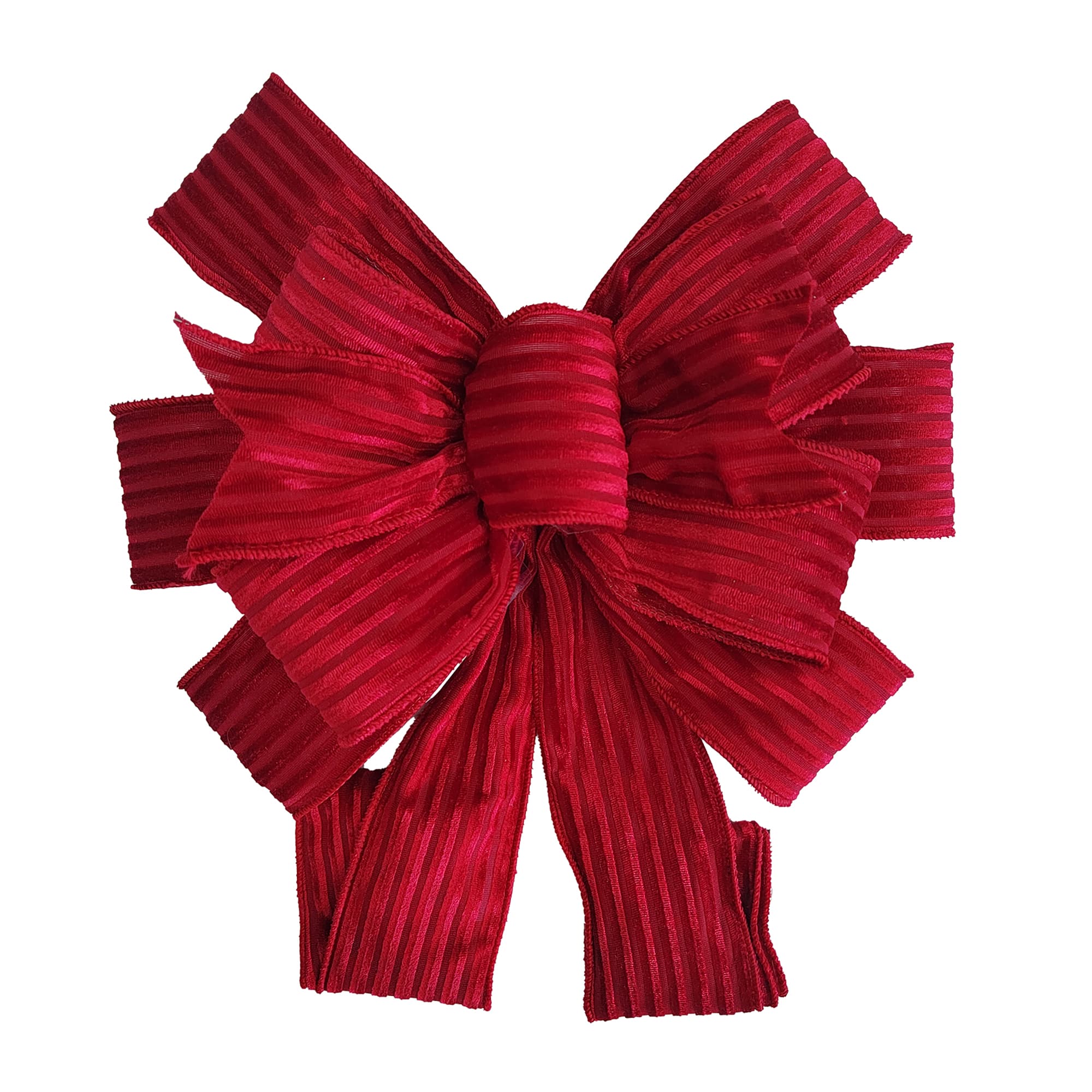 Balsam Hill Red Velvet Christmas Tree Bow Topper