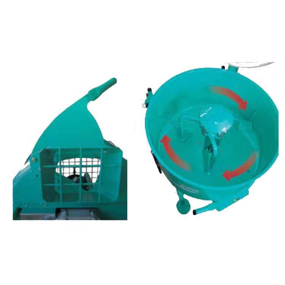 4.5 Cu/Ft 2HP Electric Imer Mortarman Portable Mortar Mixer 120-Plus ...