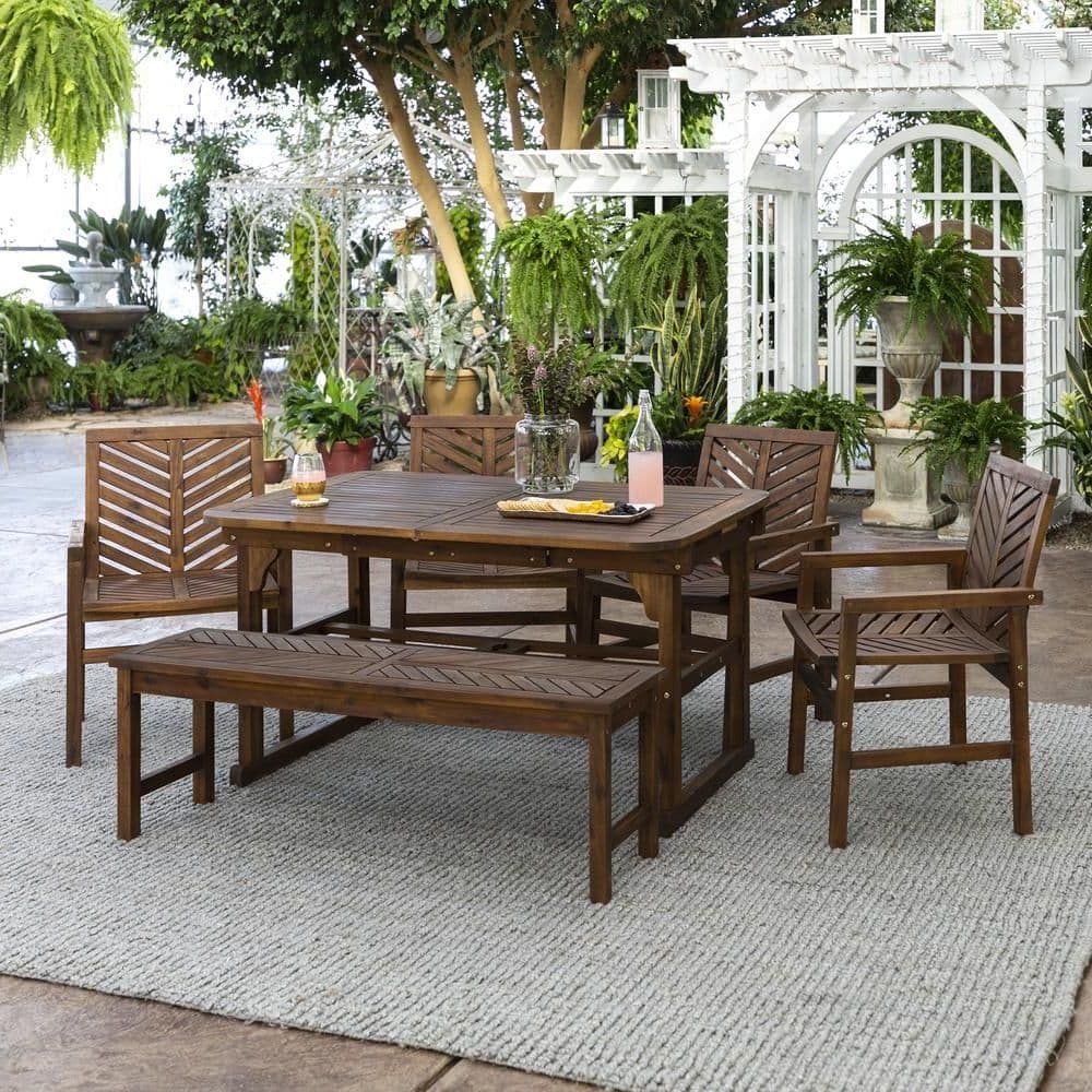 15 Photos Maximizing Your Outdoor Dining with Extendable Patio Sets