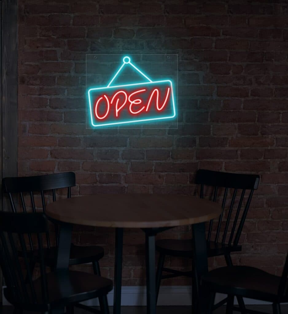 Open Neon Light For Business | Echo Neon #1 LED Neon Sign Brand