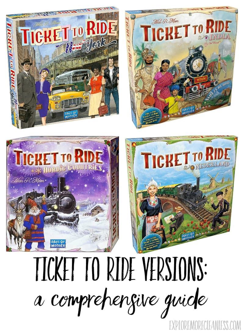 Ticket to Ride Versions: Comprehensive Guide - Explore More Clean Less