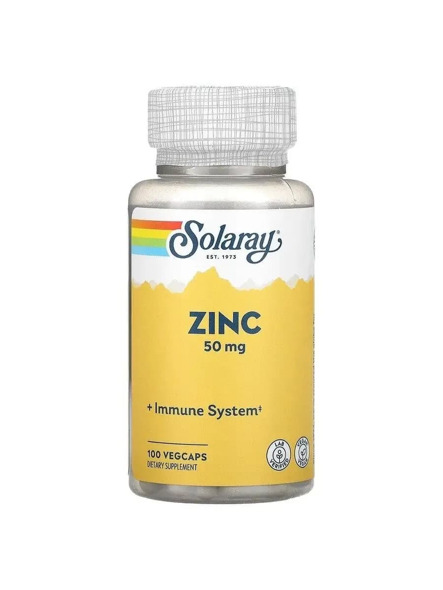 Solaray Zinc 50 mg 100 plant capsules | Buy Now with Express ...