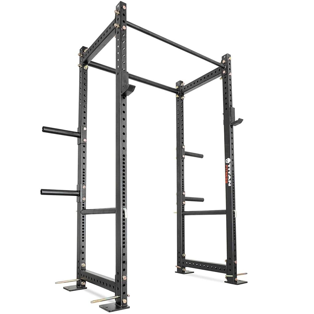 Titan Fitness T-3 Series 82" Power Rack Squat Deadlift Cage Benchpress ...