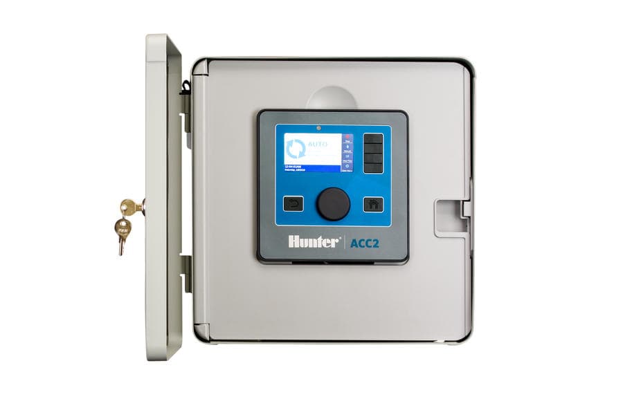 HUNTER ACC2 12 STATION MODULAR OUTDOOR CONTROLLER - METAL CABINET ...