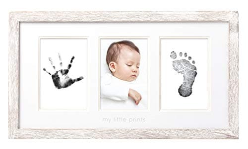 Pearhead Babyprints Wall Frame, Rustic Nursery Decor, A Perfect Baby ...