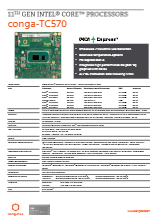 COM Express Compact Type 6: conga-TC570 | コンガテックジャパン株式会社 (congatec) | 製品ナビ