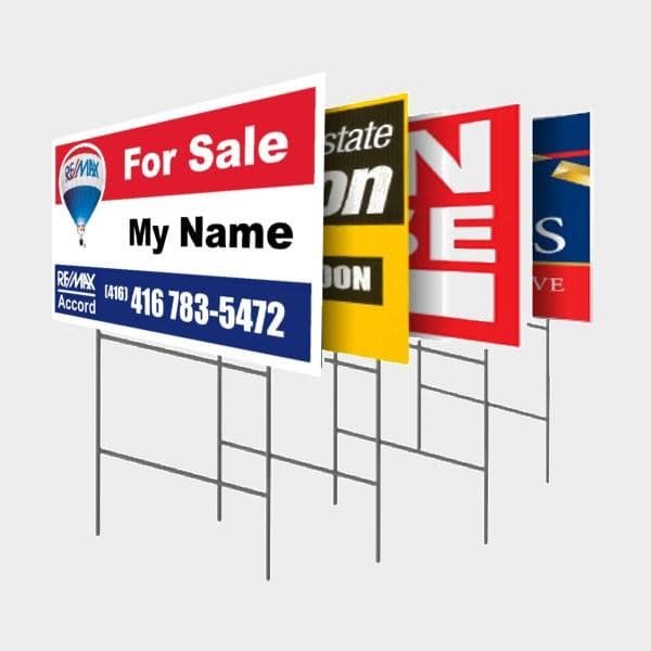 Coroplast Lawn Sign Bundle | 100 Double Sided - inspyre design + print