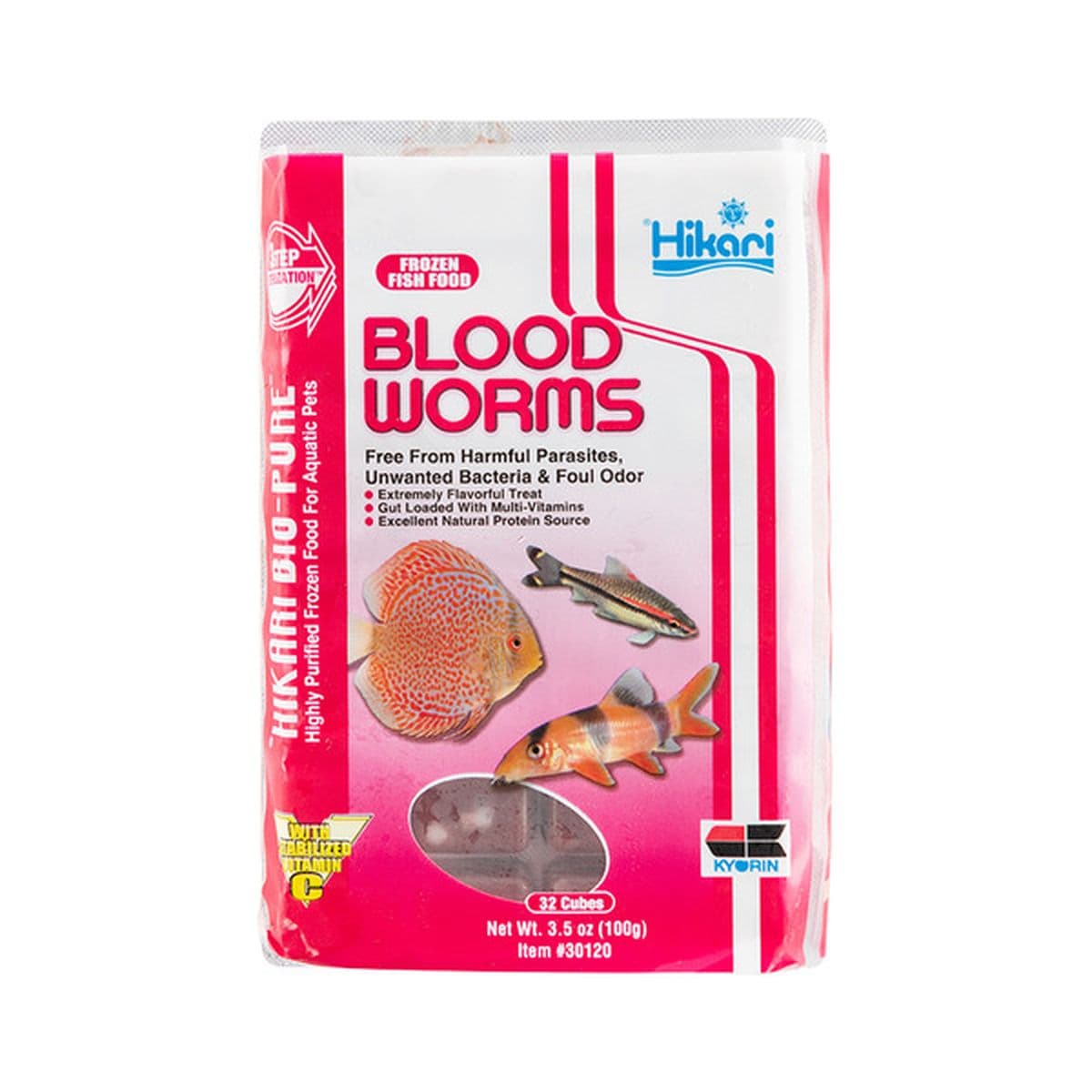 Hikari Miso Bio-Pure Frozen Bloodworm Cubes (3.5 oz) Delivery or Pickup ...