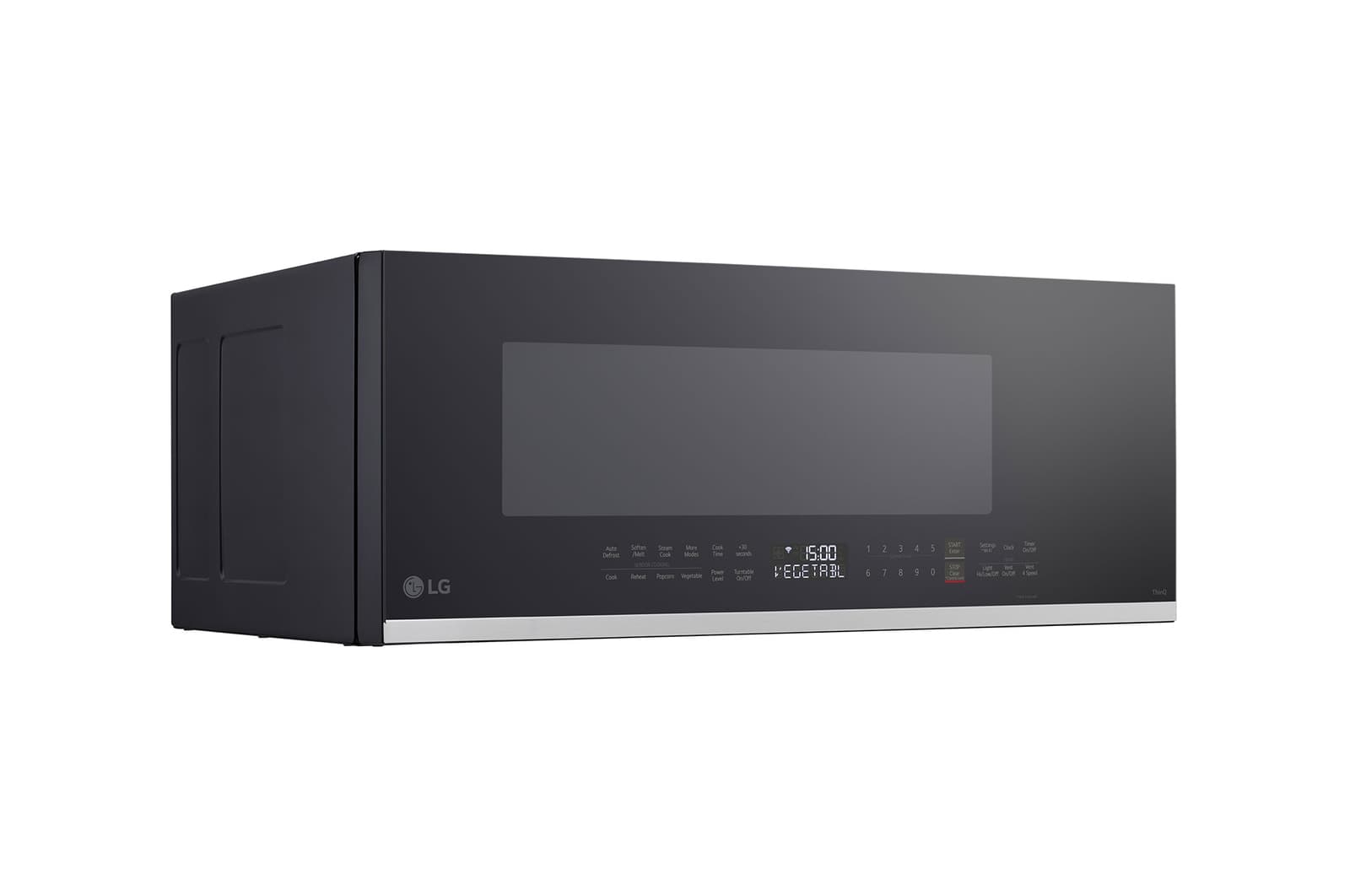 Four à micro-ondes intelligent et à profil bas avec hotte intégrée ...