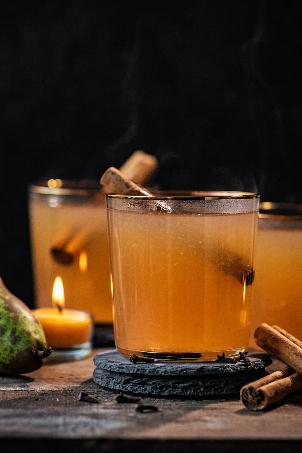 Spiced Pear Cider - Occasionally Eggs
