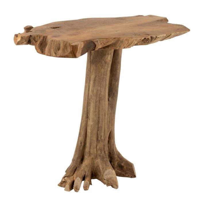 Table d'Appoint en Teck "Racine" 107cm Naturel