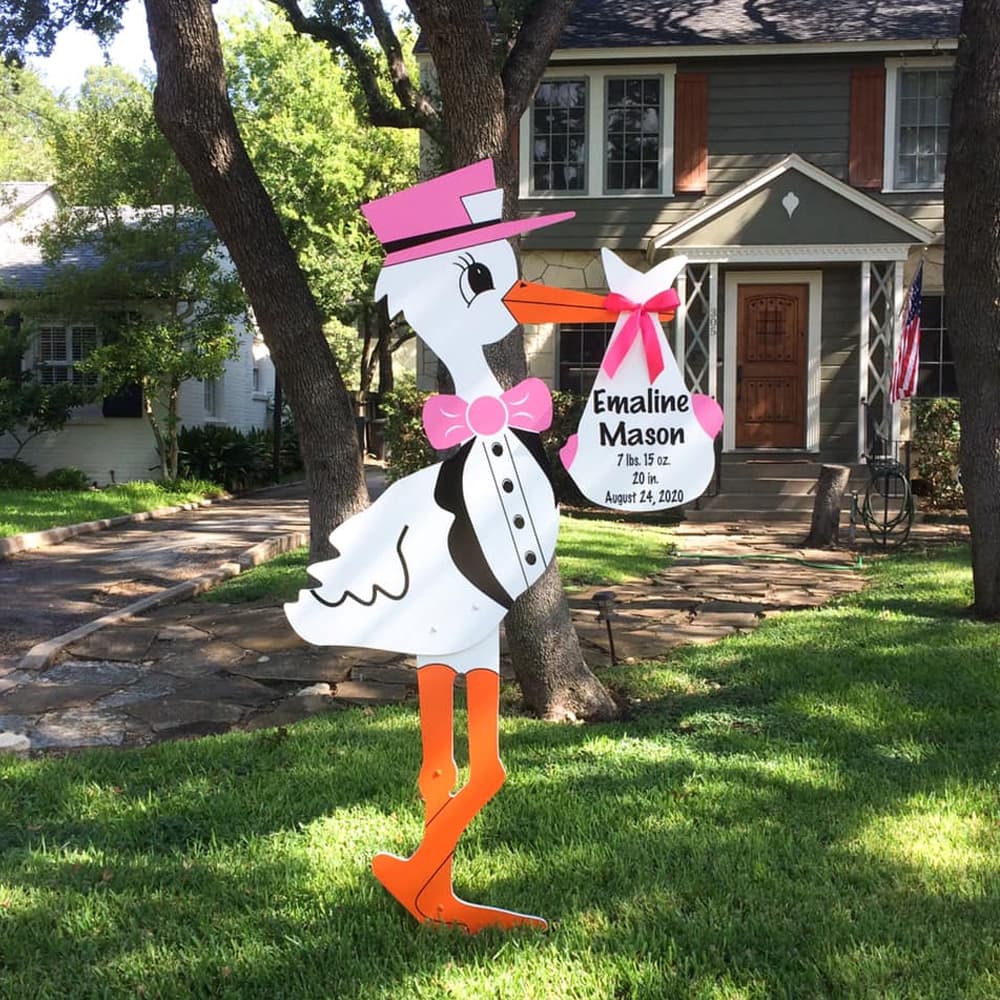 Lawn Signs For Baby Announcement