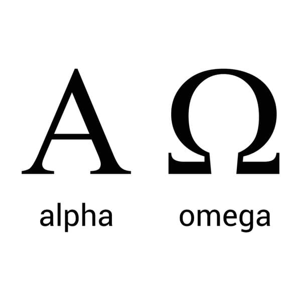Alfa Og Omega Logo Alpha And Omega