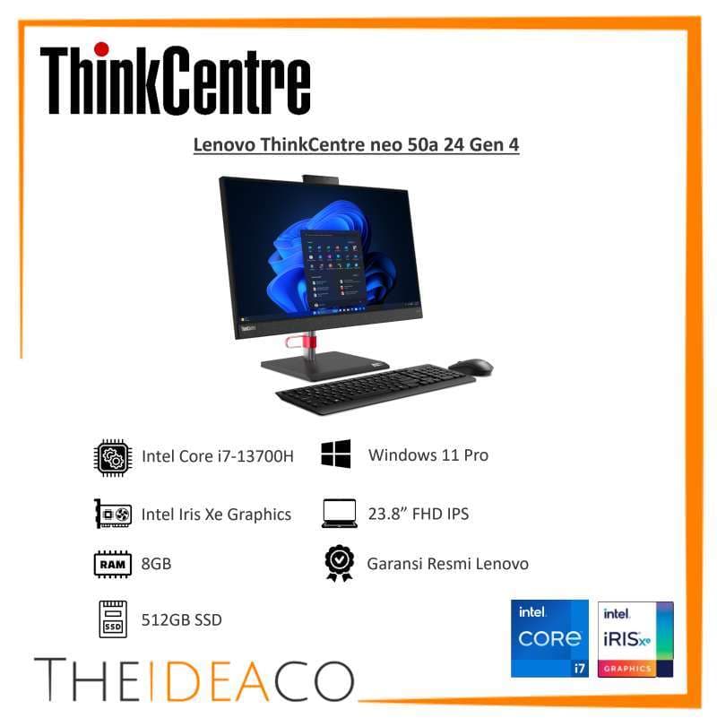 Jual Lenovo Thinkcentre Neo 50a 24 Gen 4 I7-13700h 8gb 512gb Ssd 23.8 ...