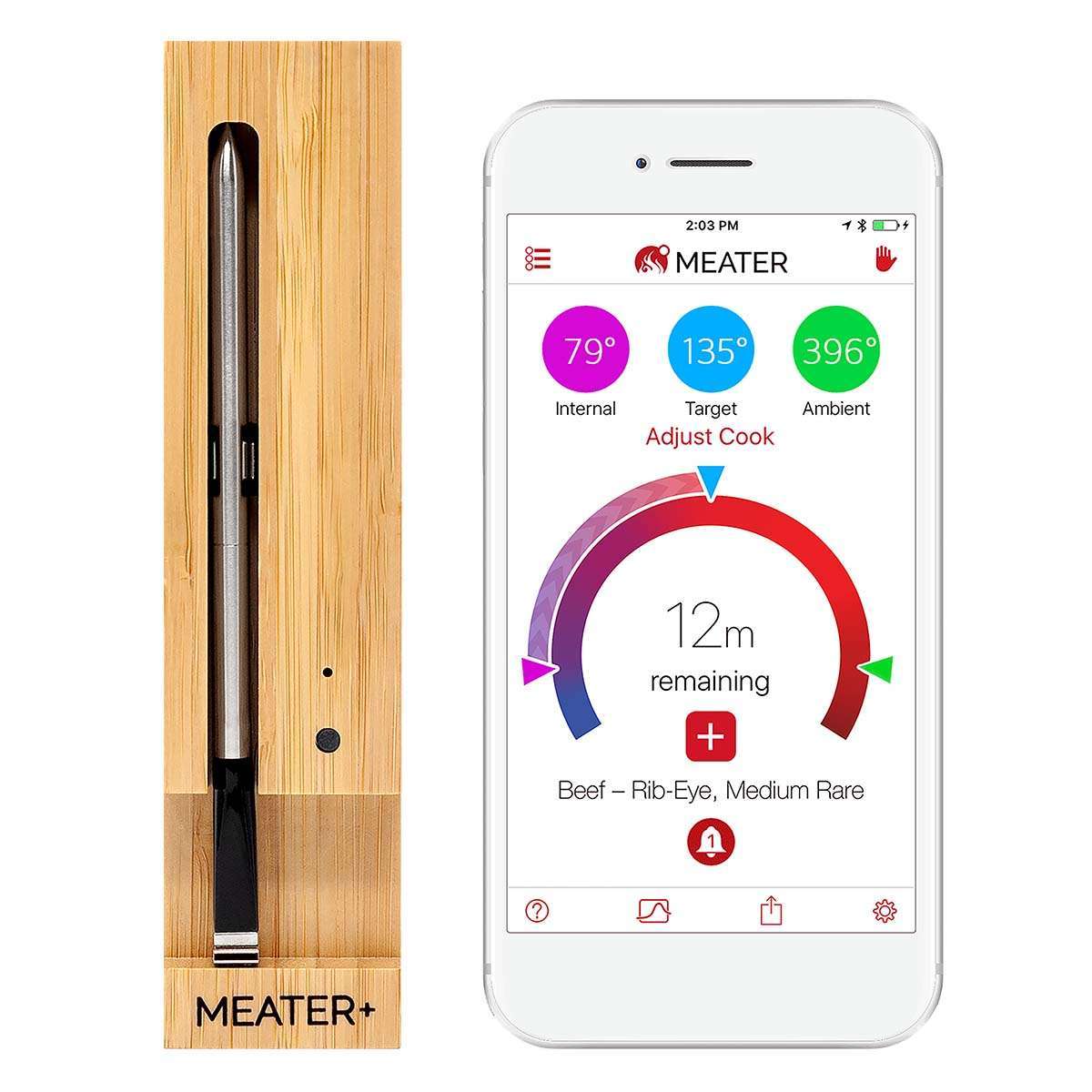 Meater Plus Wireless Bluetooth Meat Thermometer - Meater+