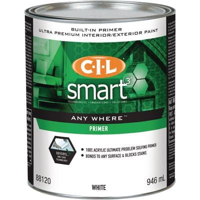 CIL smart3 CIL Smart3 Anywhere Primer Quart - Home Depot Canada - Toronto