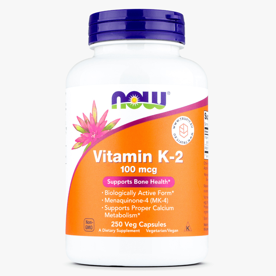 Now Foods - Vitamin K-2 100 mcg - Supports bone health - TRUFIT.eu